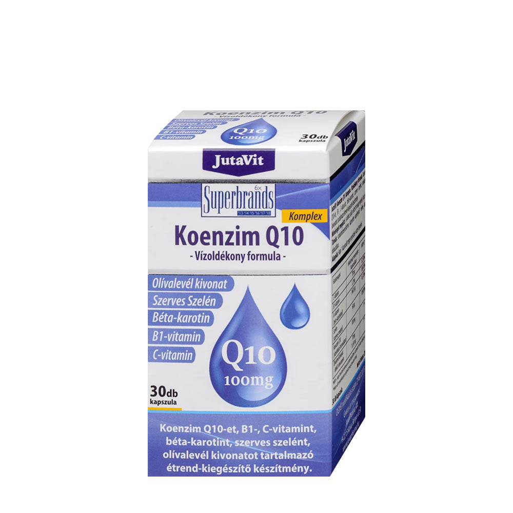JutaVit - Co-Enzyme Q10 100 mg Water-Soluble Formula