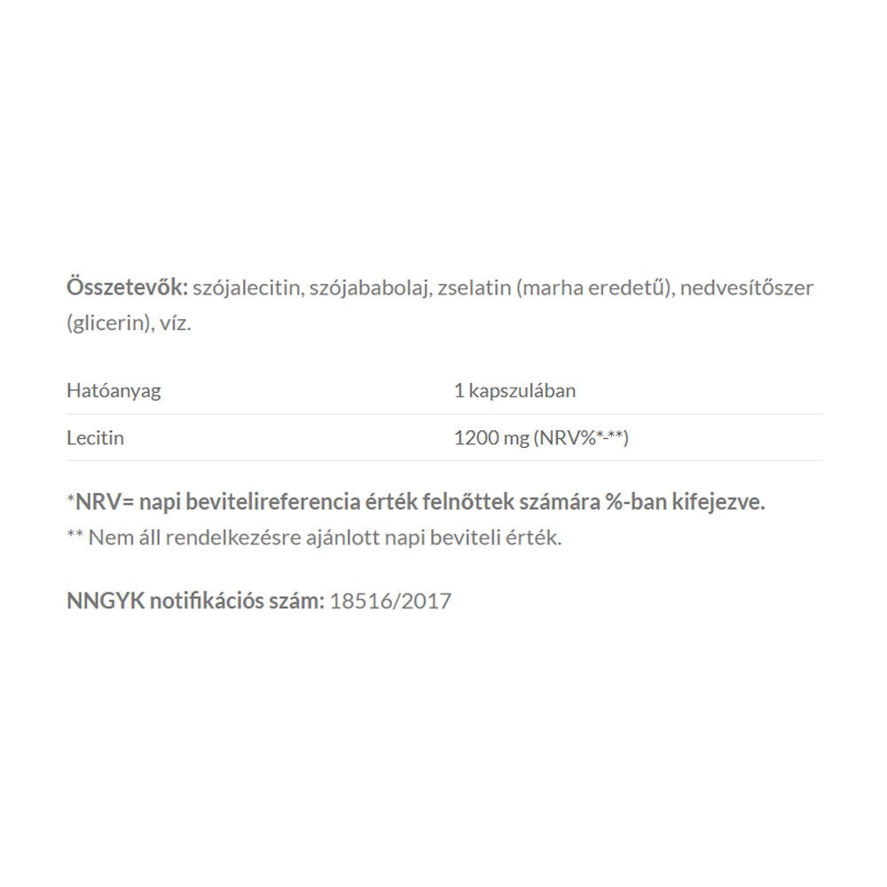 JutaVit Omega-3 & Vitamin E baksida näringsfakta
