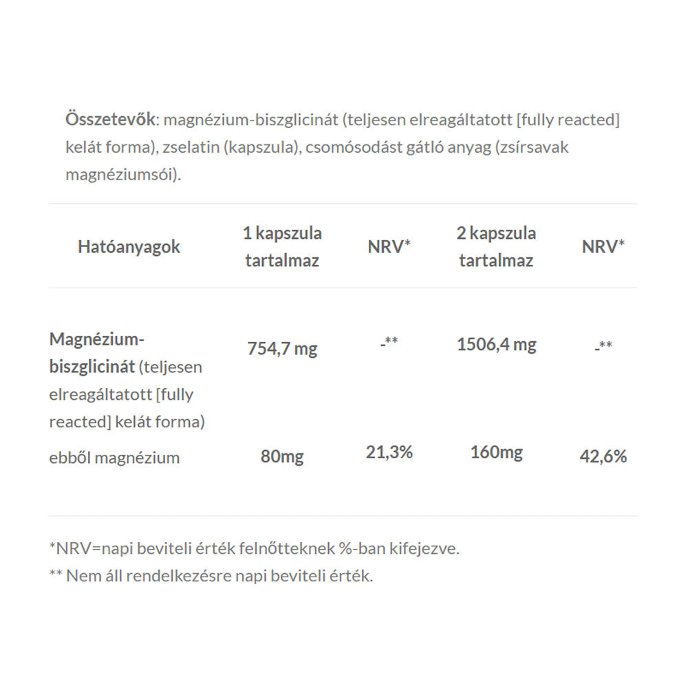 Jutavit - Magnesium Bisglycinate - 100 kapsler