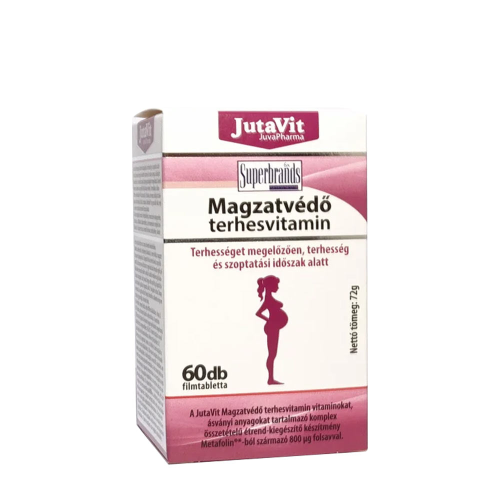 Jutavit Pregnancy Vitamin with Magnesium Protection baksida