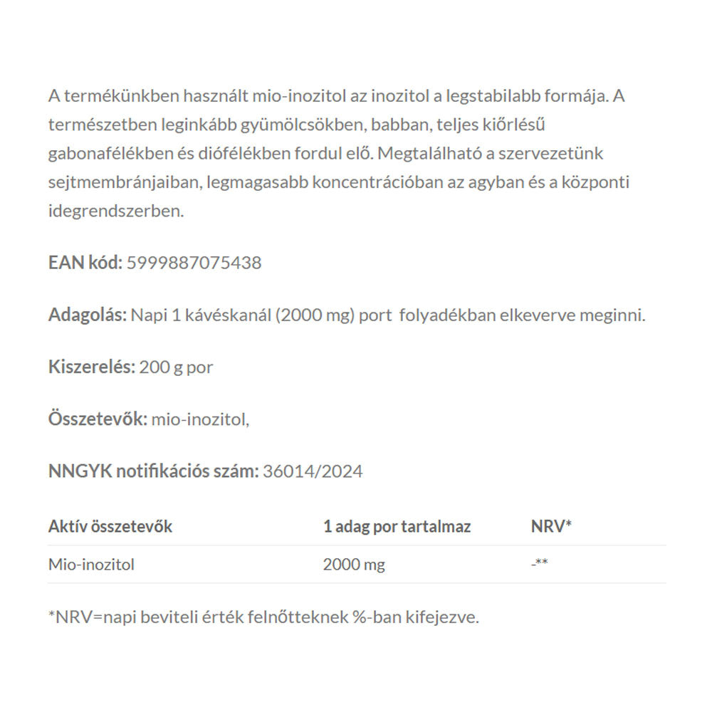 Jutavit - Myo-Inositol