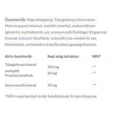 Jutavit - Tranebær + Gyldenris Ekstrakt