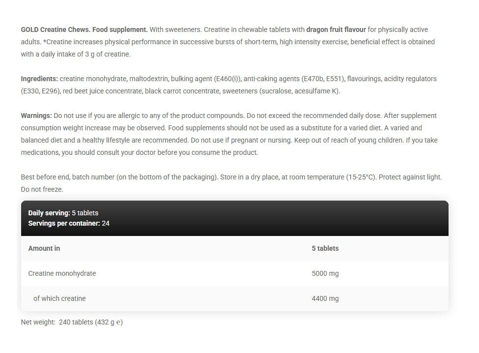 Kevin Levrone - Dragon Fruit - 240 Tabs