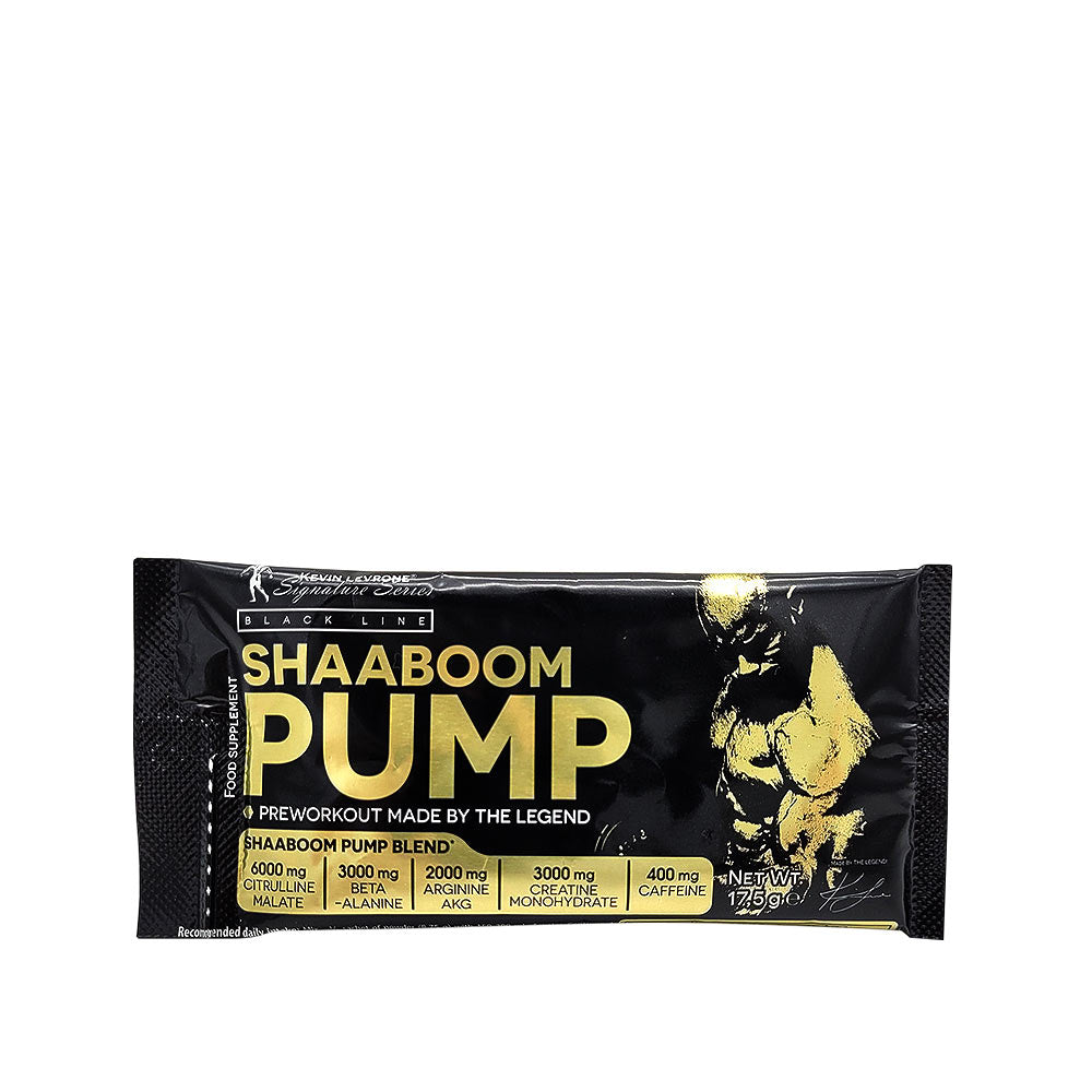 Shaaboom Pump öppen förpackning pulver