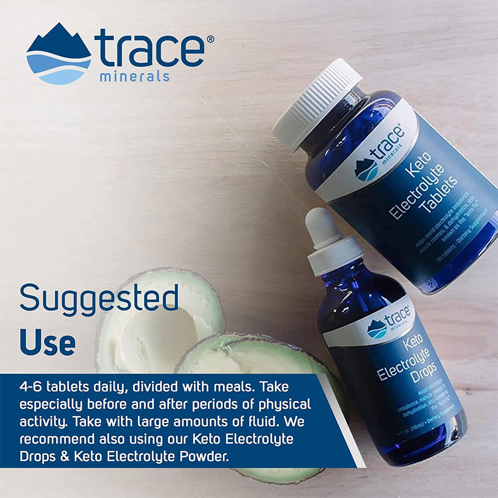 Trace Minerals - KETO Electrolyte Tabs - 90 Tabs
