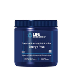 Life Extension Creatine & Acetyl-L-Carnitine Energy Plus framsida
