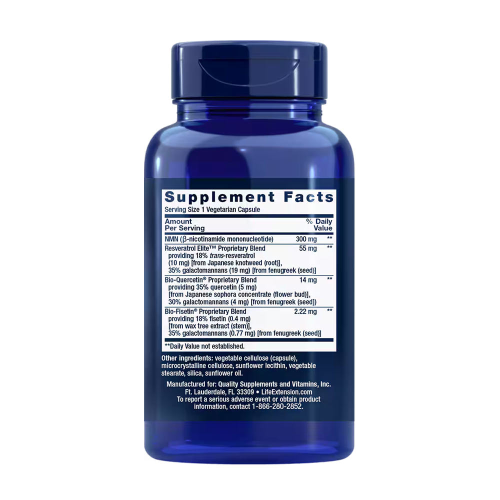 Life Extension - Optimized NAD+ Cell Regenerator and Resveratrol