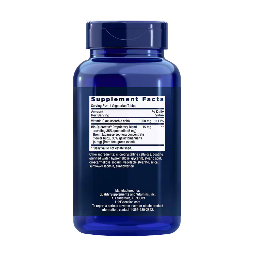 Life Extension - Vitamin C And Bio-Quercetin - 250 Tabs