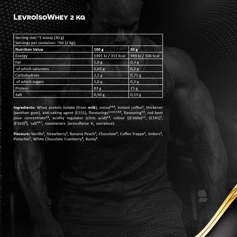 Kevin Levrone - Levro Iso Whey - 2kg