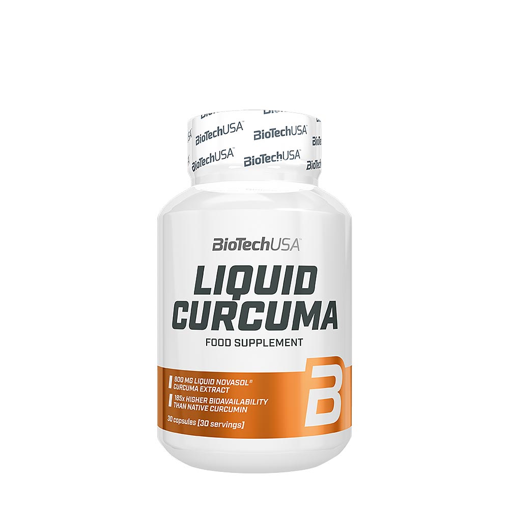 Biotechusa Liquid Curcuma baksida näringsfakta