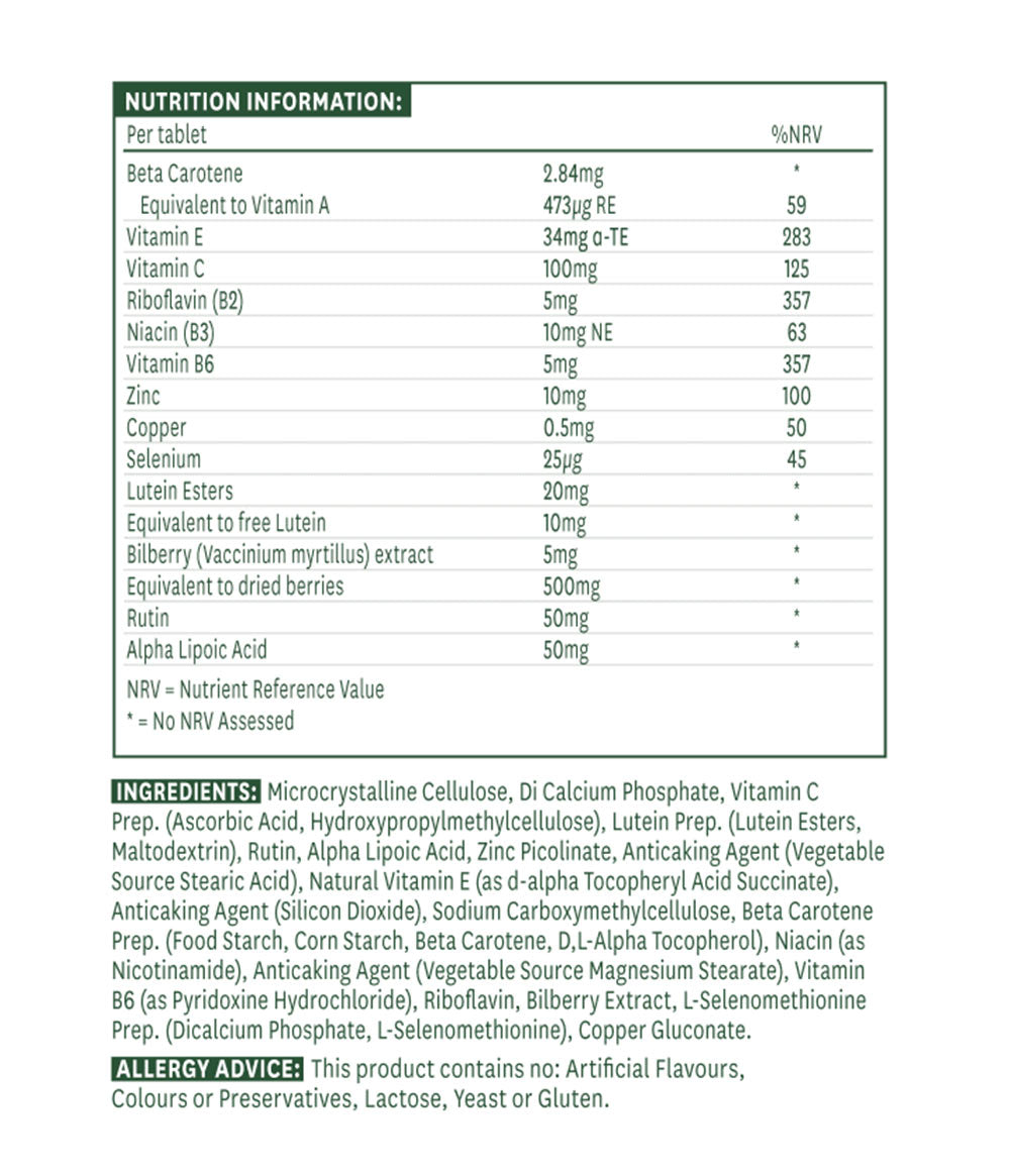 Natures Aid - Lutein Eye Complex