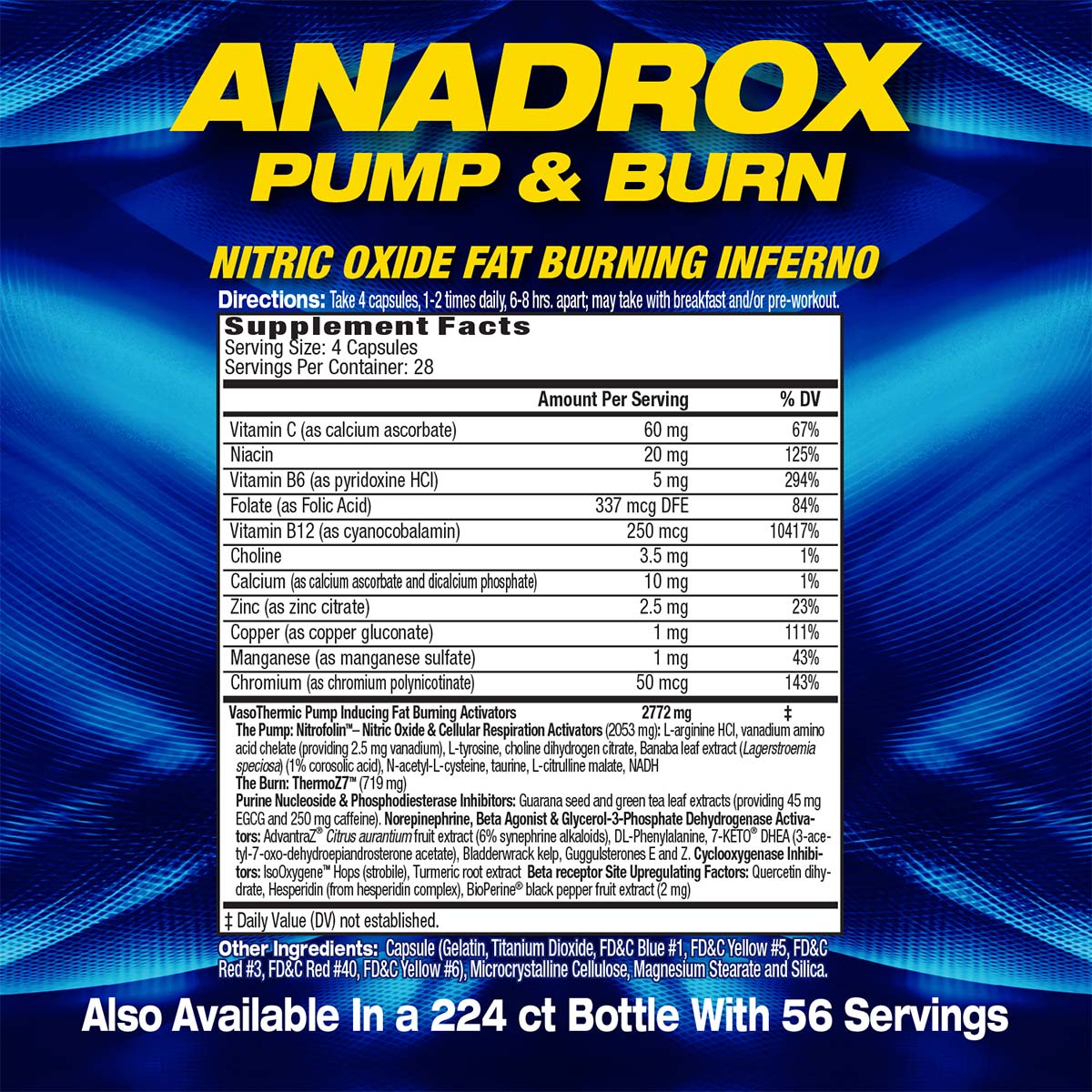 MHP - Pump & Burn - Pre-Workout Formula