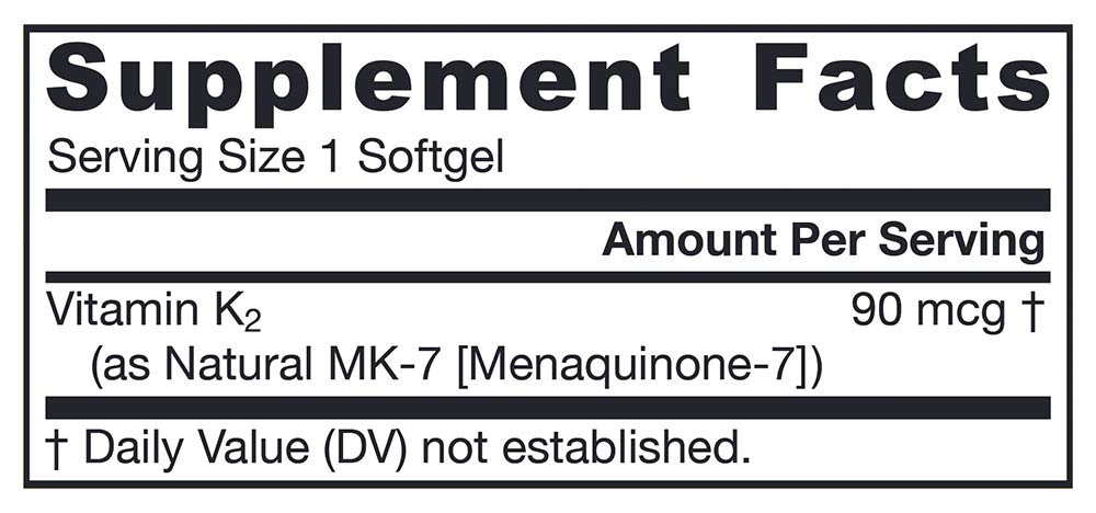 Jarrow Formulas - Vitamin K2 MK-7