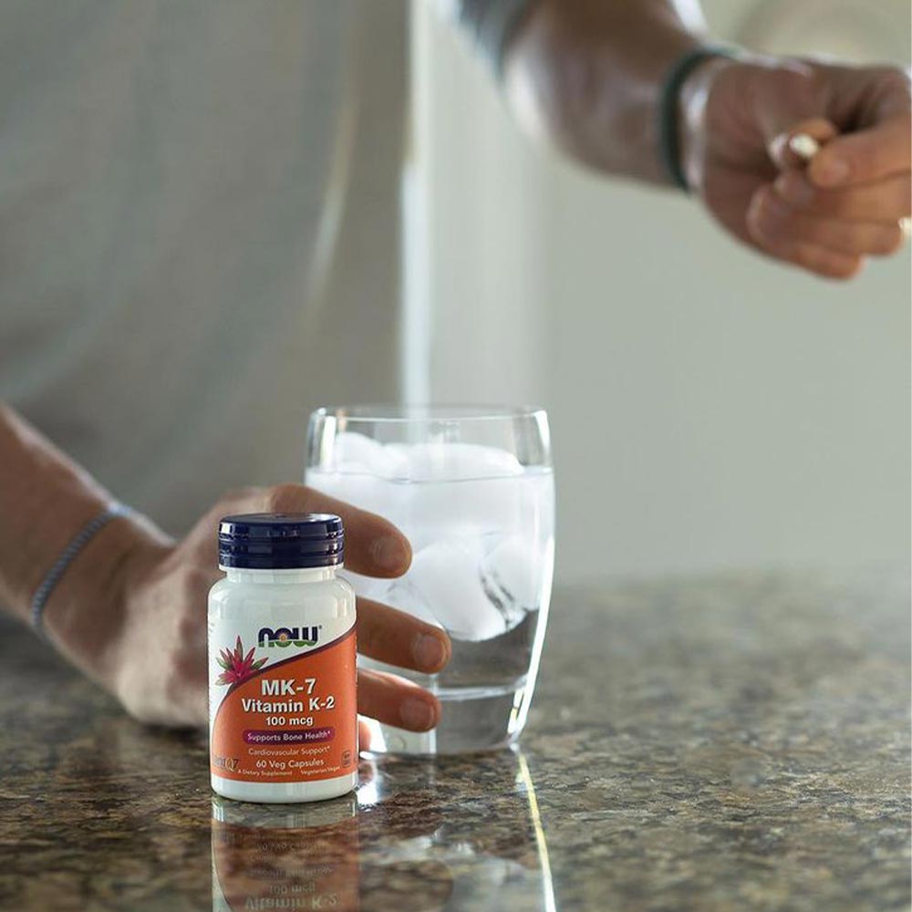 Now Foods - MK-7 Vitamin K-2 - 300mcg, 60 Vcaps