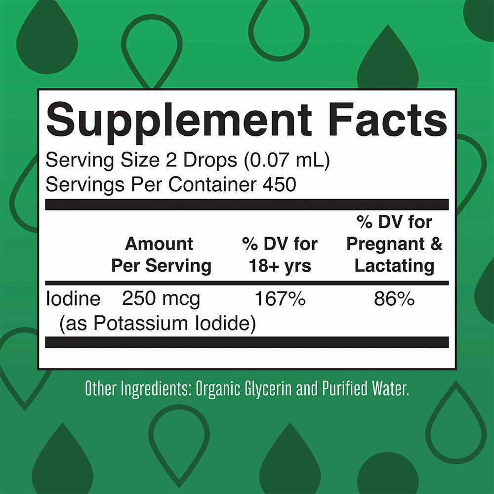 MaryRuth's - Iodine Organic Liquid Drops - 1 Fl oz