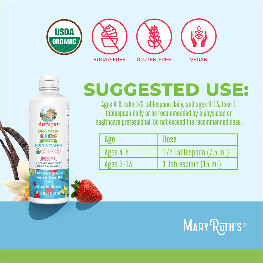 MaryRuth's - Organic Kids Multivitamin Liposomal