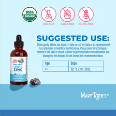 MaryRuth's - Organic Kids Ionic Zinc Liquid Drops