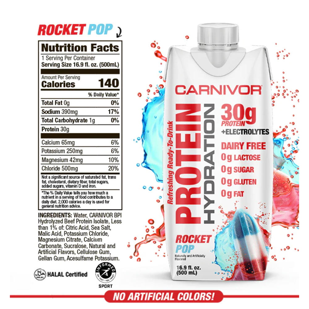 MuscleMeds Carnivor RTD proteininnehål information