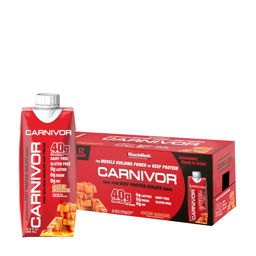 MuscleMeds Carnivor RTD ingredienser etikett