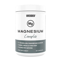 Magnesium Complex – 120 kapslar baksida näringsfakta