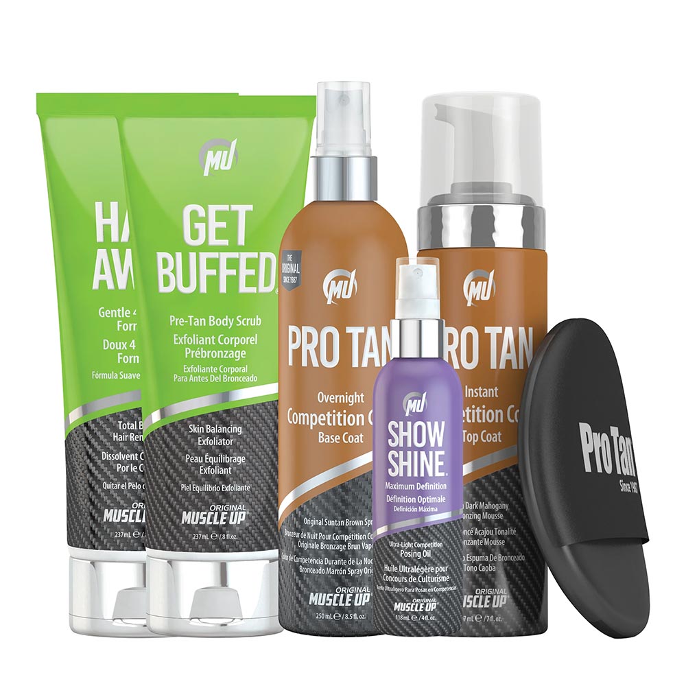 Male Competitor Kit baksida med instruktioner