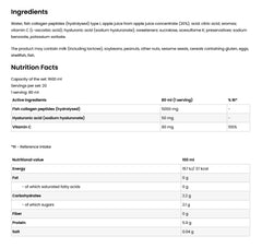 OstroVit Marine Collagen Shot ingredienser