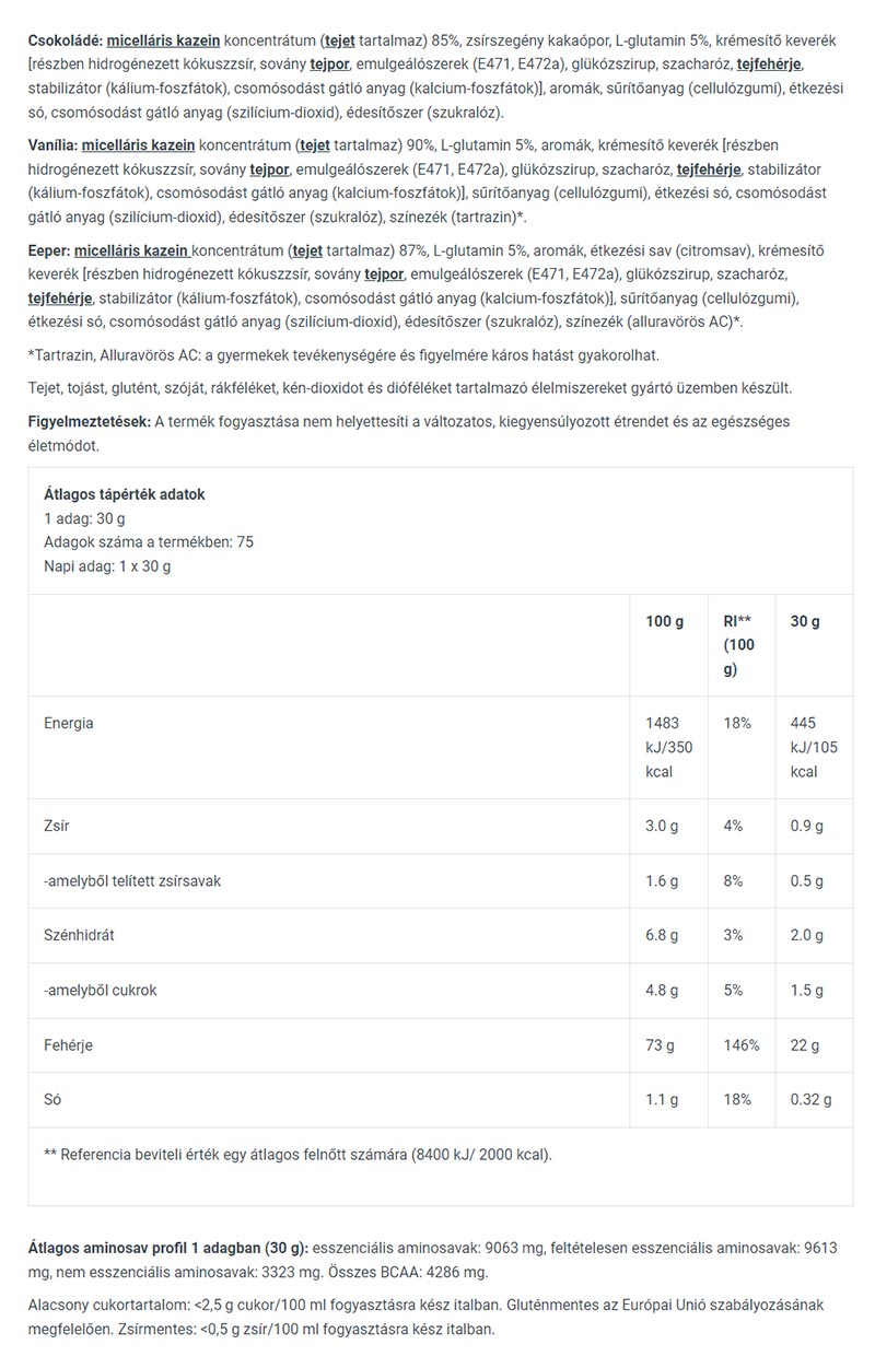 Biotechusa - Micellar Casein