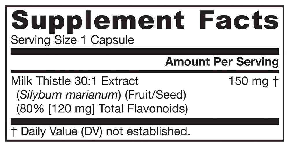 Jarrow Formulas - Milk Thistle 30:1 Extract - Liver Support - 200 Vcaps