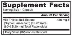 Jarrow Formulas - Milk Thistle 30:1 Extract - Liver Support - 200 Vcaps