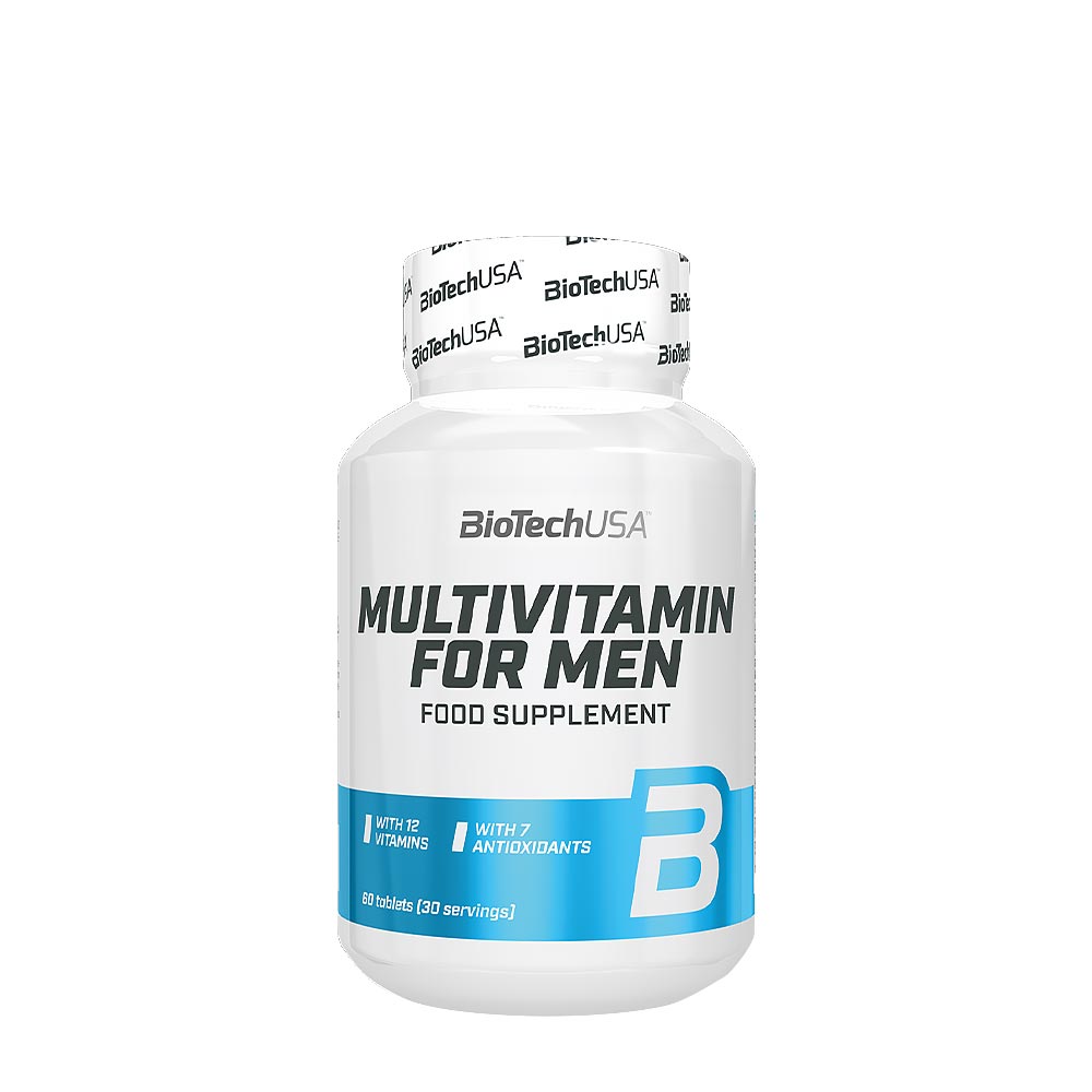 Biotechusa - Multivitamin For Men - 60 Tabs (30 Servings)