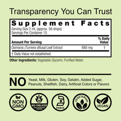 Nature's Answer - Damiana Extract - 1 Fl oz