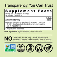 Nature'S Answer - Standardized Fluid Extract Goldenseal Root - 1 Fl oz