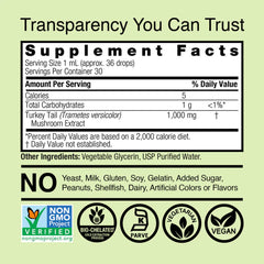 Nature's Answer - Turkey Tail Mushroom Extract - 1 Fl oz