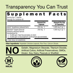 Nature's Answer - Brocco-Glutathione - 60 Vcaps
