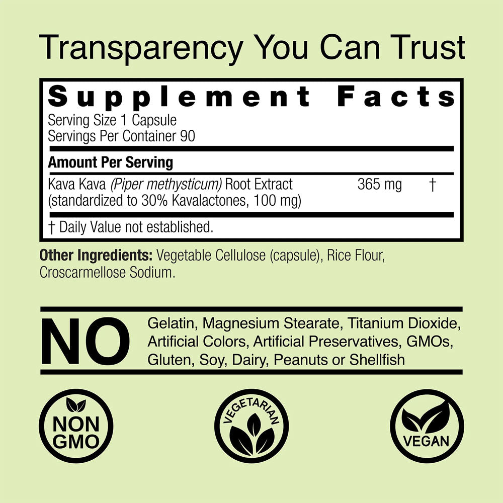 Nature's Answer - Kava-6 - 90 Vcaps