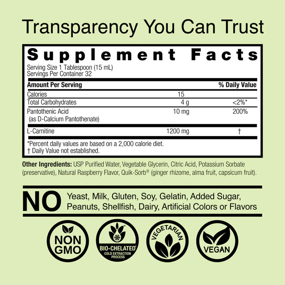 Nature'S Answer - L-Carnitine 1200 - 480ml