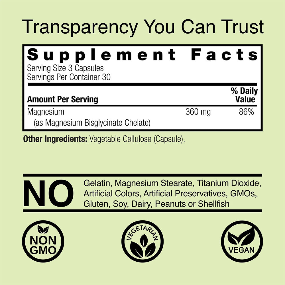 Nature'S Answer - High Absorption Magnesium Glycinate