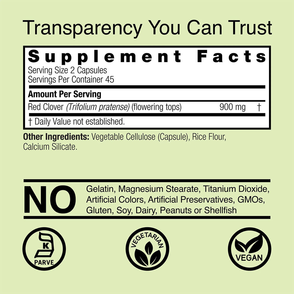 Nature's Answer - Red Clover Menopause Support - 90 Vcaps