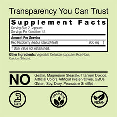 Nature's Answer - Red Raspberry - 90 Vcaps