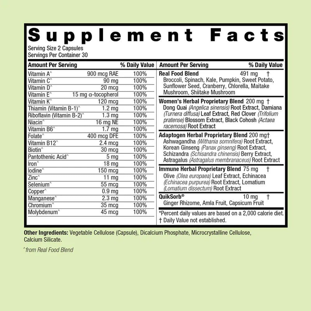 Nature's Answer - Women’S 100 Multivitamin - 60 Vcaps