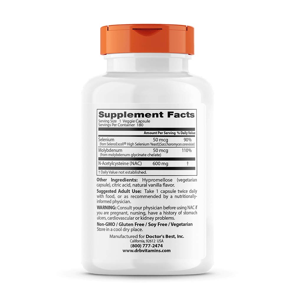 Doctor's Best - NAC Detox Regulators - 60 Vcaps