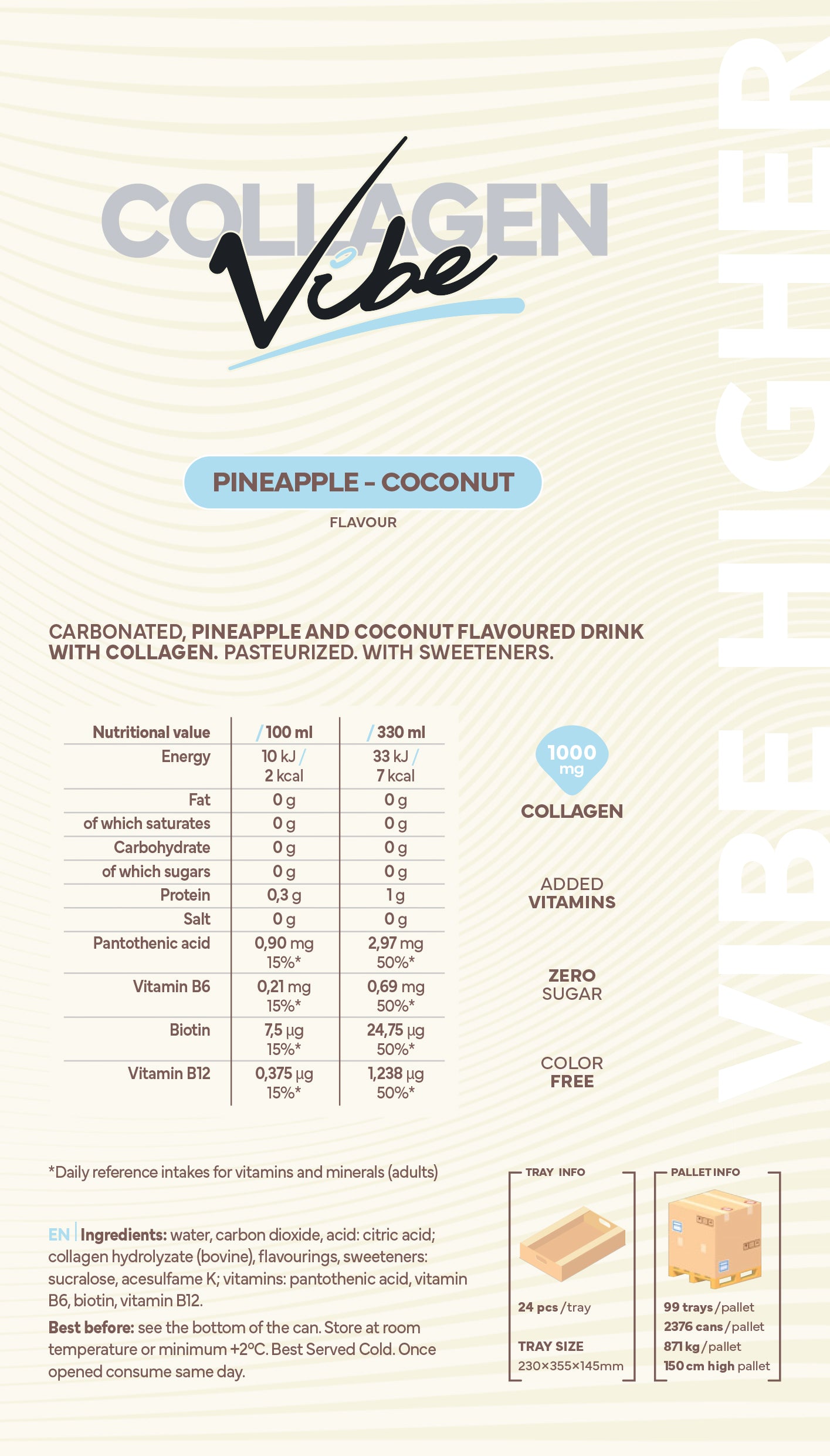 Nanosupps - Pineapple Coconut - 330ml