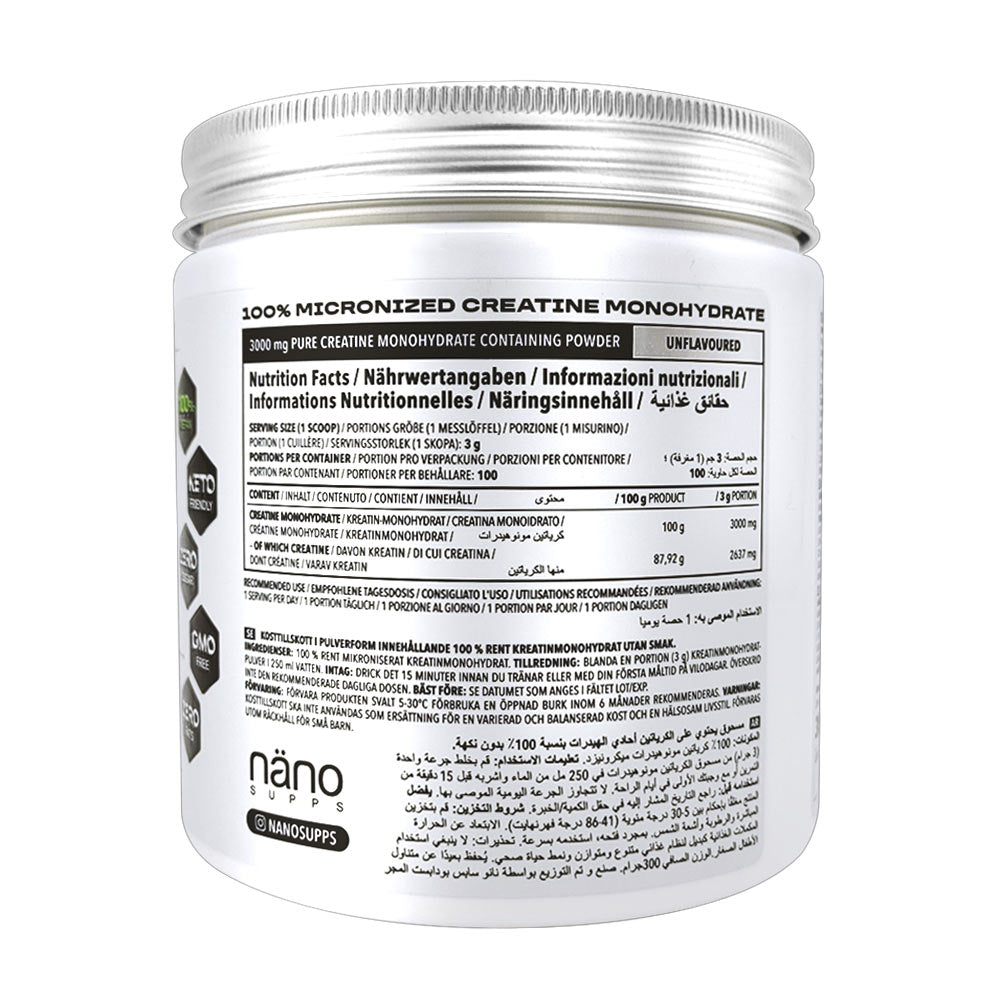 Nanosupps - Creatine Monohydrate