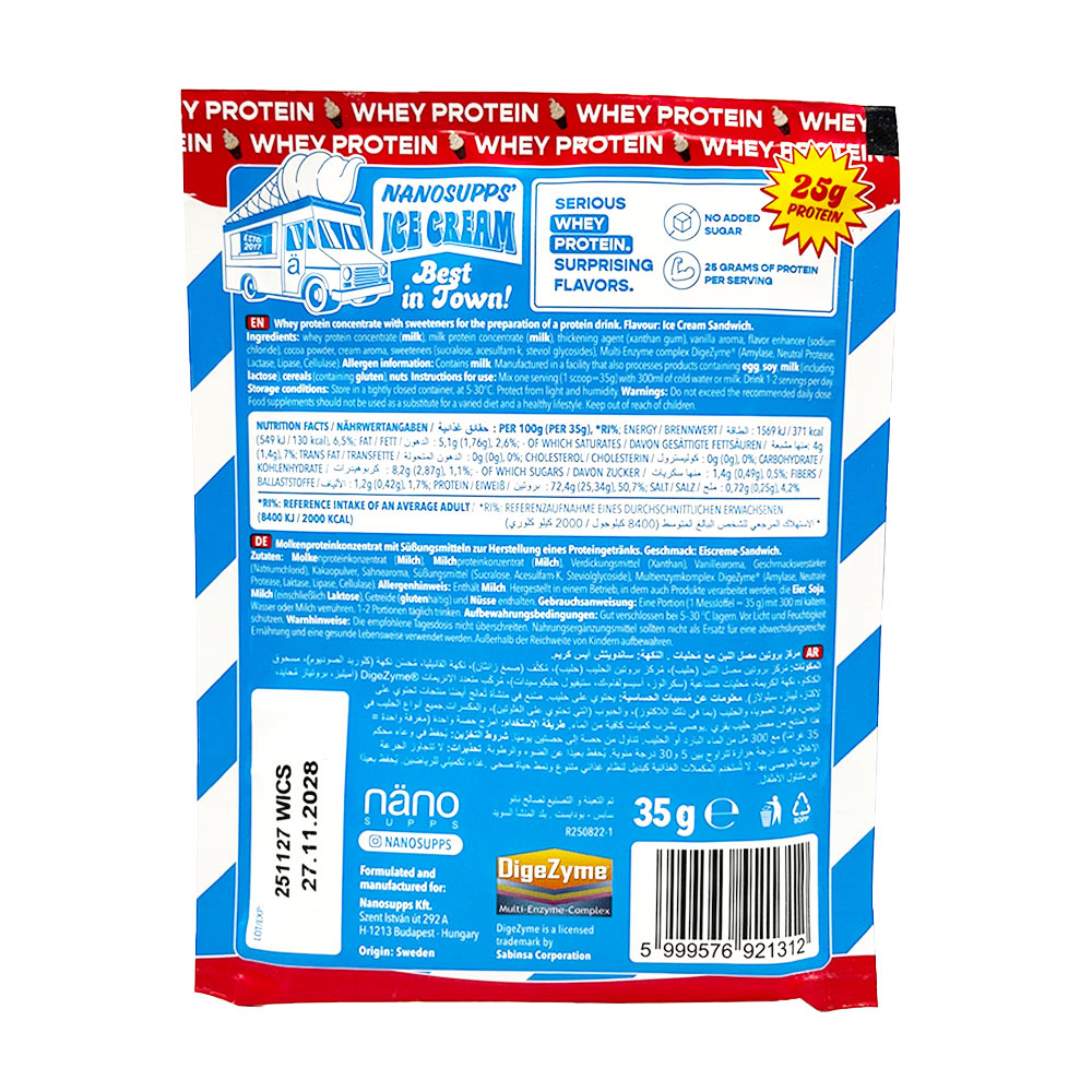 Nanosupps - Ice Cream Sandwich - 1000g