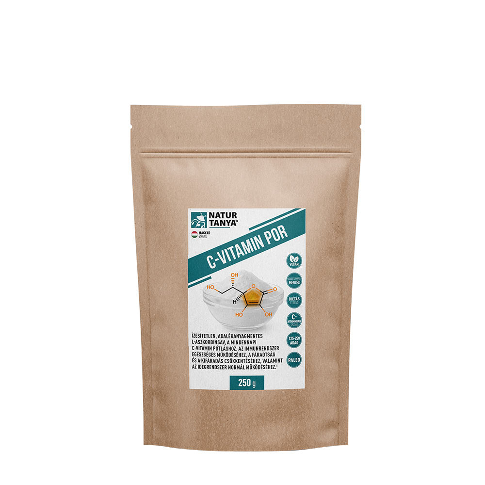 Vitamin C-pulver – 250g ingredienser