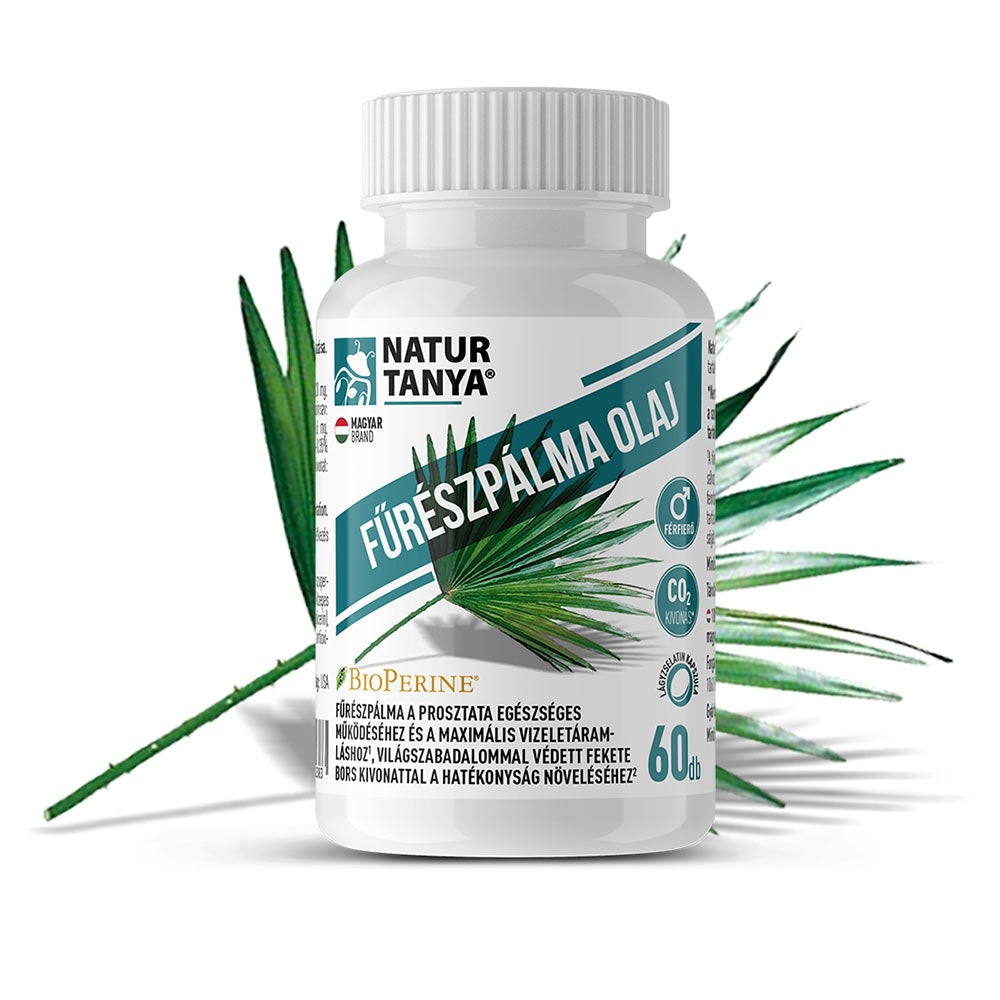Saw Palmetto Oil – 60 mjuka kapslar ingredienser etikett