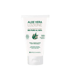 Aloe Vera Lotion – Straffande Kroppsmoisturisering öppen flaska