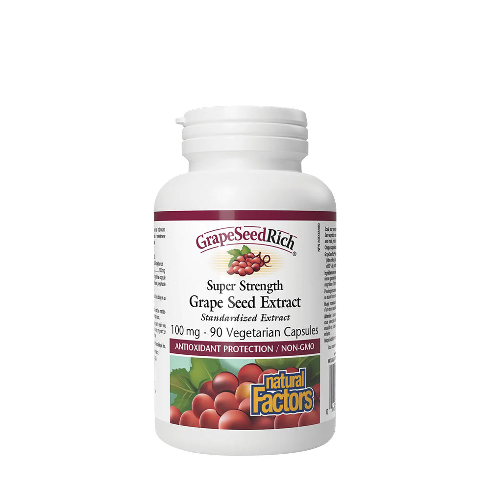 Super Strength Grape Seed Extract 100 mg framsida