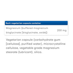 Natural Factors Magnesium Bisglycinate ingredienser