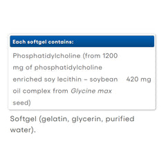 Phosphatidyl Choline 420 mg baksida näringsfakta